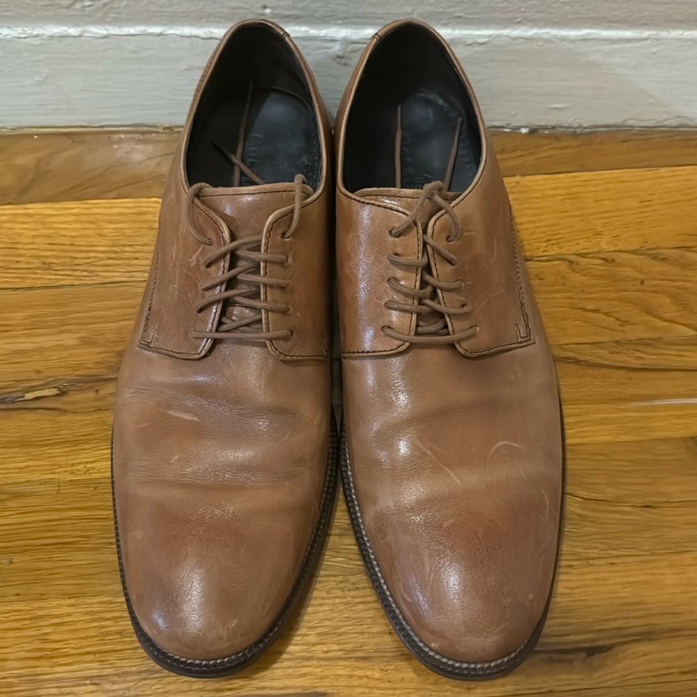 Men’s Cole Haan caramel/brown dress shoes